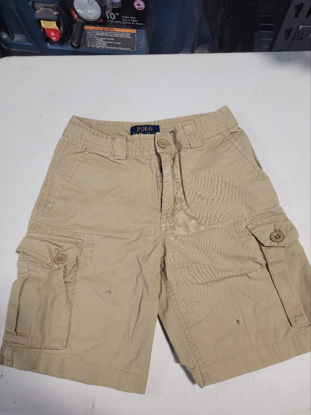 Polo by Ralph Lauren Men's Khaki Cargo Shorts - Picture 1 of 6